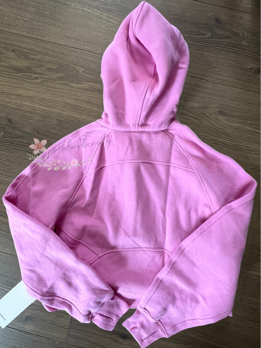 Lululemon Scuba Oversized 1/2 Zip Hoodie Pink Frosting NWT Size XS/S - Picture 3 of 8